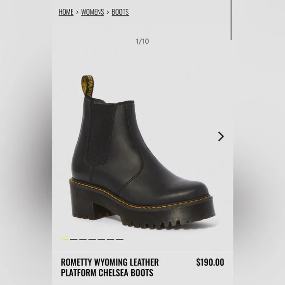 Dr Martens Platform Boots - Picture 2 of 3